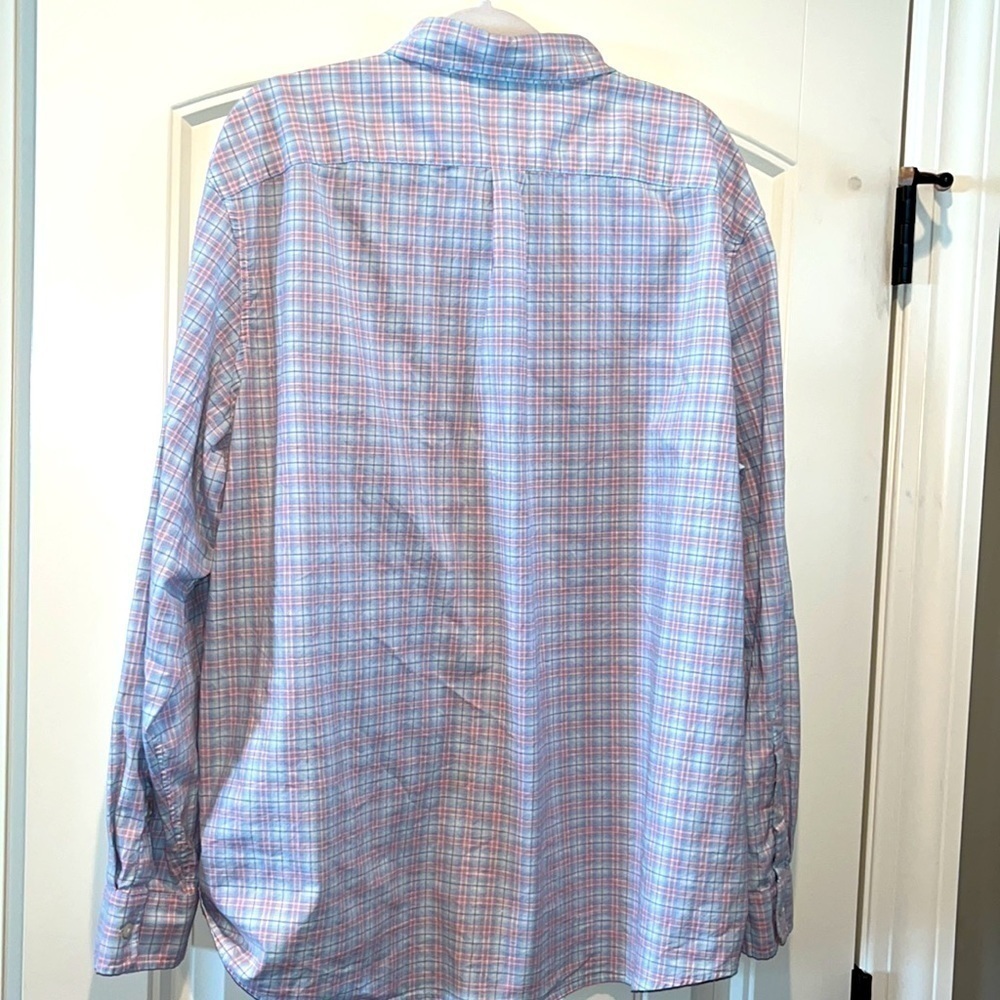 𝅺Vineyard Vines plaid long sleeve button down shirt Classic Fit Murray XXL - Picture 7 of 9